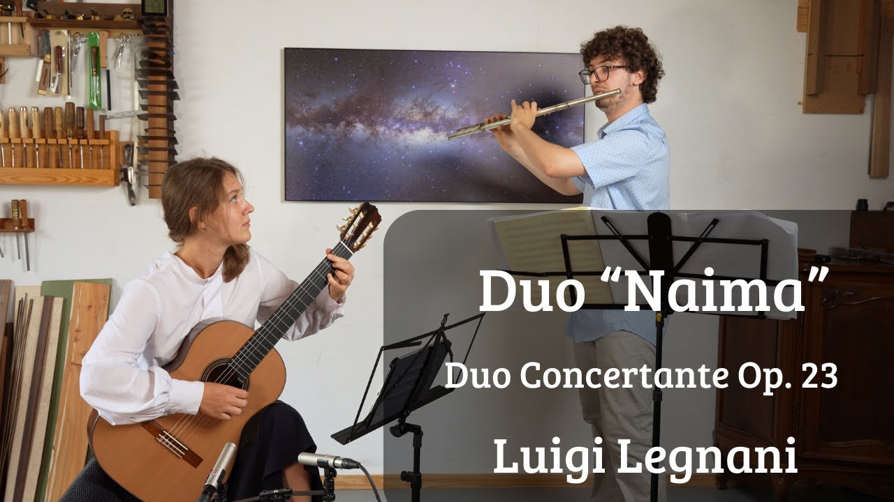 Duo Naima - Duo Concertante Op. 23 by Luigi Legnani, 1st Movement Allegro Maestoso