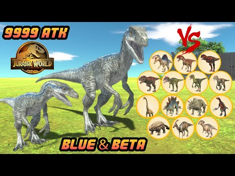 BLUE & BETA (JWD) with 9999 ATK vs DINOSAURS