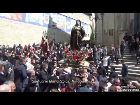 Settimana Santa a Mussomeli, processione dell'Addolorata.- (2015)