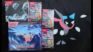 OPENING TONS OF CHAOS RISING POKEMON CARDS!