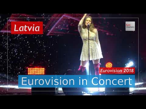 Latvia Eurovision 2018 Live: Laura Rizzotto - Funny Girl - Eurovision in Concert