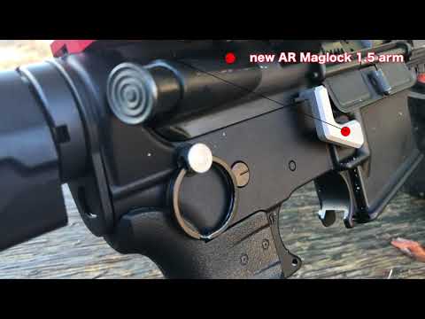 AR MAGLOCK Gen 2 + Dual Function Pin — Minimal-Open Action & Double-Feed Demo