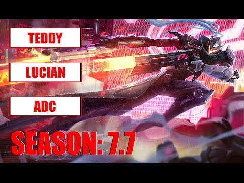 Jin Air GreenWings Teddy Play Lucian ADC Challenger Korean Pro Replay