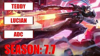 Pro Replay Korean - Jin Air GreenWings Teddy Play Lucian ADC Challenger Korean Pro Replay