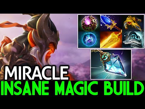 MIRACLE [Ember Spirit] Insane Magic Build with Spell Prism Crazy Game Dota 2