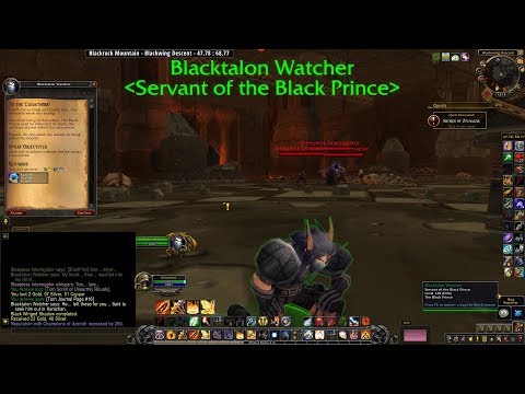 To The Catacombs! (Horde) | 8.2.5 Wrathion Questline