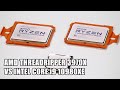 AMD Ryzen Threadripper 3970X vs. Intel Core i9 10980XE: wie wint de titanenstrijd?