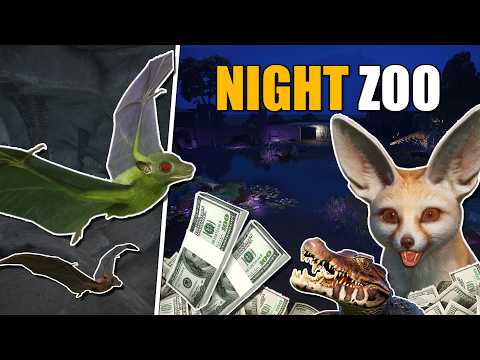 I Built A Zoo That Only Opens At Night in Planet Zoo