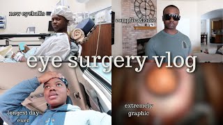 VLOG: hubby gets eye surgery, we had to rush back to the hospital, first reaction to surgery video