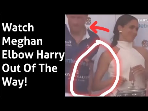 Watch Meghan Elbow Harry Out Of The Way! More Craziness From THAT Polo Event