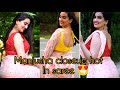 Anchor Manjusha In Saree Manjusha Video Part 2 Actress Closeup In Hd