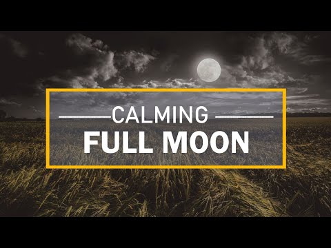 Fall Asleep On A Full Moon Night With Calming Wave Sounds