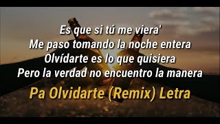 Pa Olvidarte Remix (Letra) ChocQuibTown, Zion &amp; Lennox, Farruko ft. Manuel Turizo