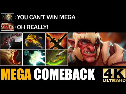 Forgotten IMBA Carry Is Back? Mjollnir + Abyssal Blade Troll Warlord vs Mega Creeps WTF Dota 2