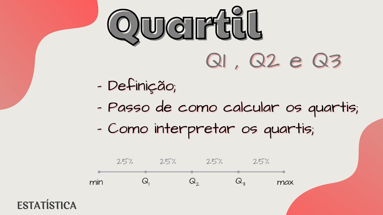 Quartil : Como calcular ?  ✅Estatística