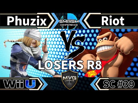 ONI|Phuzix (Sheik) vs. Riot (Donkey Kong) - SSB4 Losers R8 - Smash Conference 39