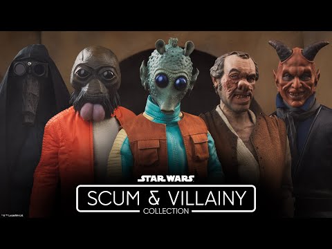 NEW Scum & Villainy Star Wars Figure Collection by Sideshow