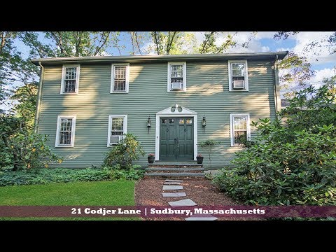 21 Codjer Lane - Sudbury MA - For Sale