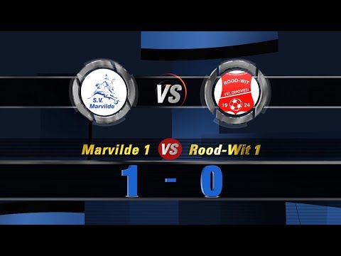 Wedstrijdverslag Marvilde 1 - Rood-Wit 1