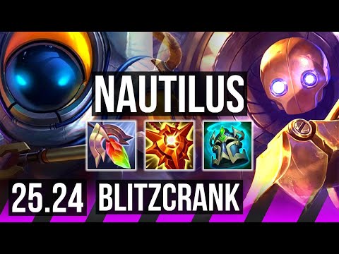 NAUTILUS & Yunara vs BLITZCRANK & Draven (SUP) | KR Grandmaster | 25.24