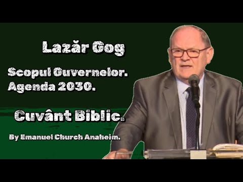 Lazarus Gog | The Purpose of Governments & Agenda 2030.