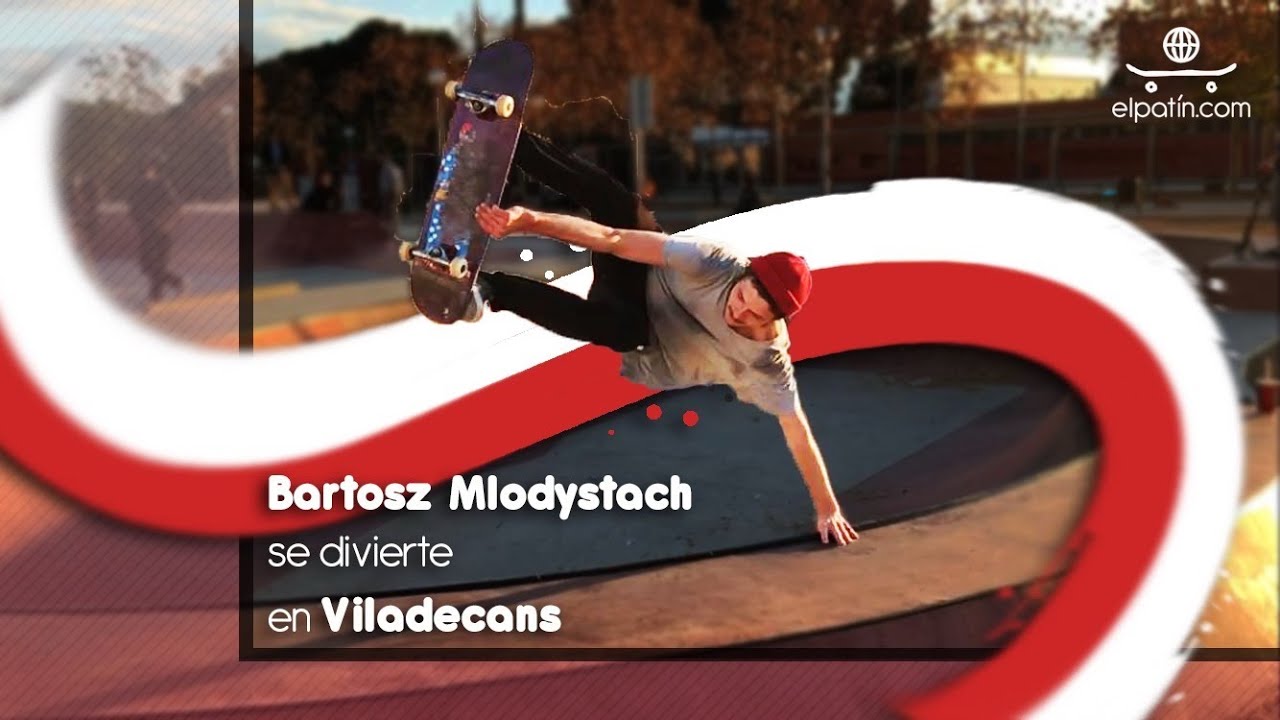 Bartosz Młodystach se divierte en Viladecans (Barcelona)