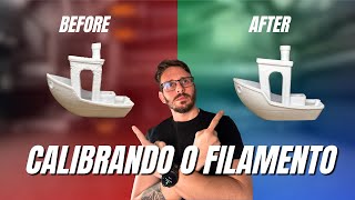 Como Calibrar o Filamento na Impressora 3D: Guia Prático (Flow Rate, Temp, Retração)