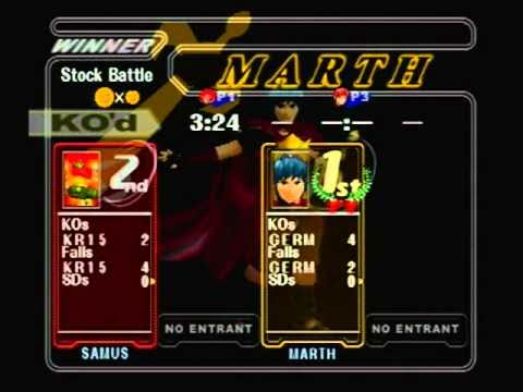 Ownapalooza X: Winners Quarters - Falcomist(Marth) vs Darrell(Samus)