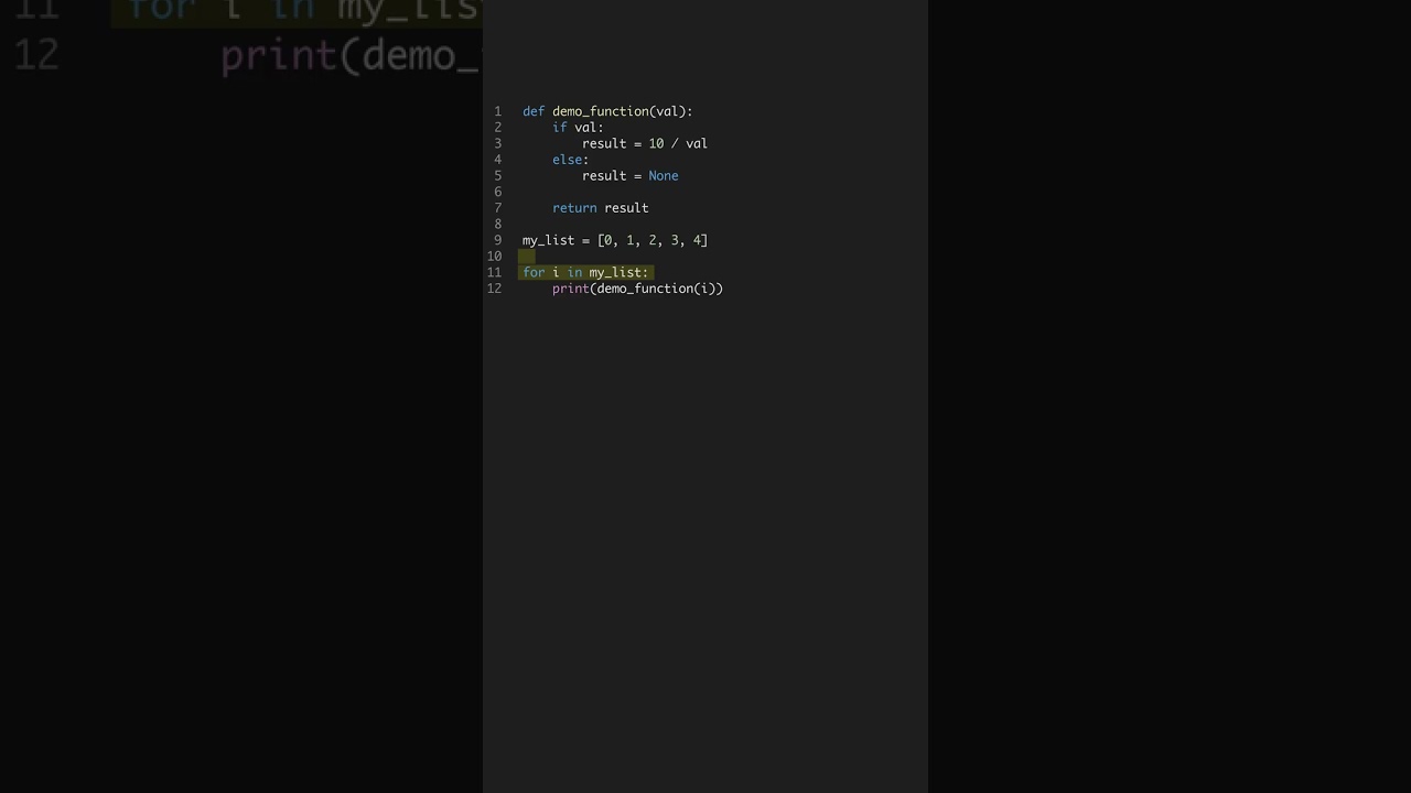 Avoid Python Bugs in 60 Seconds #shorts