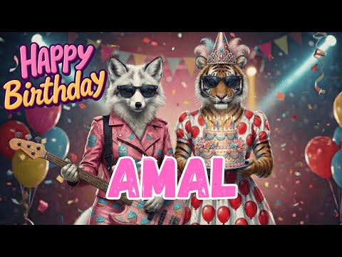 AMAL Happy Birthday Song - Happy Birthday to Amal