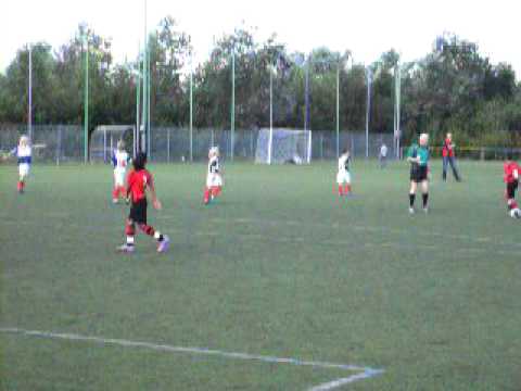 GVAV E1 - Hoogezand E1: 5 - 2 (het 2de doelpunt)