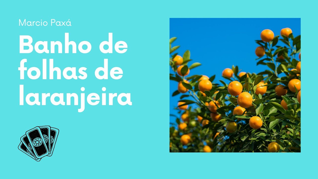 Banho de folhas de laranjeira
