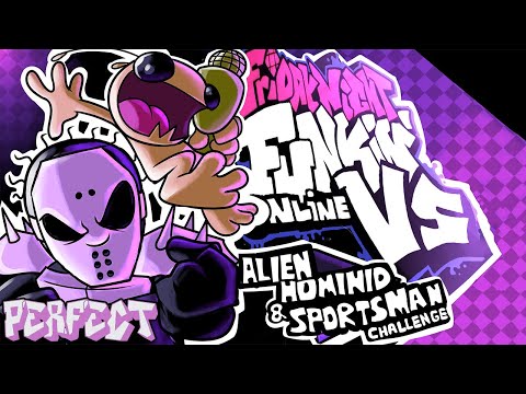 Friday Night Funkin' - Perfect Combo - ONLINE VS. [SPORTMAN & ALIEN UPDATE] Mod [HARD & FU*KED]