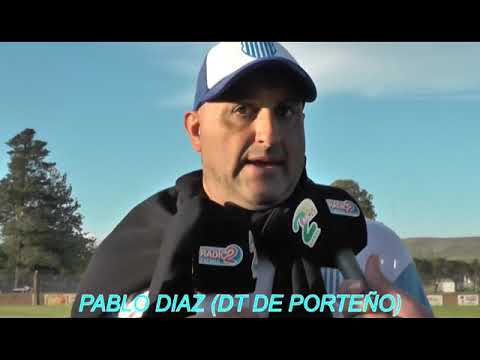 FUTBOL DORREGO  / PRIMERA ; NOTA CON PABLO DIAZ (Dt Porteño ) 0-0 vs Independiente
