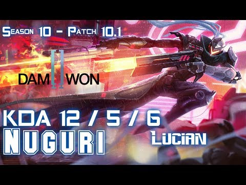 DWG Nuguri LUCIAN vs CAMILLE Top - Patch 10.1 KR Ranked