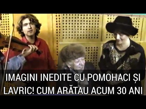 Laura Lavric and Cristian Pomohaci, unpublished images from 1994, at rehearsals with the Radio Or...