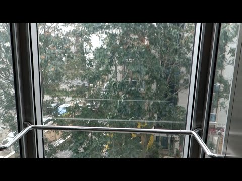 Very Nice Glass ThyssenKrupp Traction Elevator at CKM in Istanbul