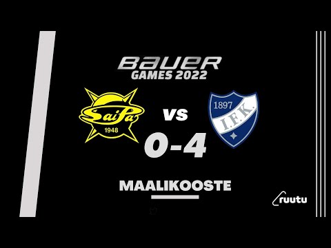 Bauer Games 2022: Maalikooste SaiPa - HIFK 0-4 25.8.2022