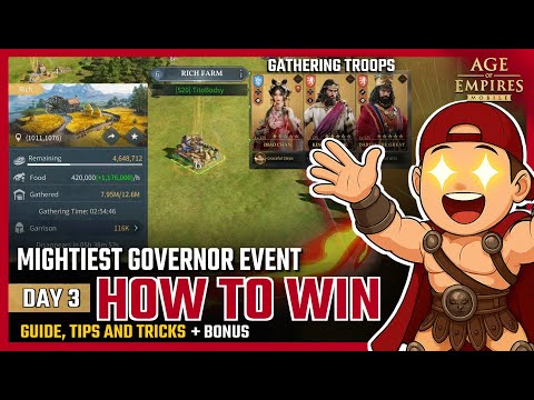 How F2P Players Win MGE Day 3 – Gathering Heroes, Advent wheel Tip | Age of Empires Mobile