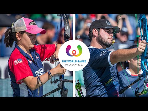 USA v Colombia – compound mixed team bronze final | Wroclaw 2017 World Games