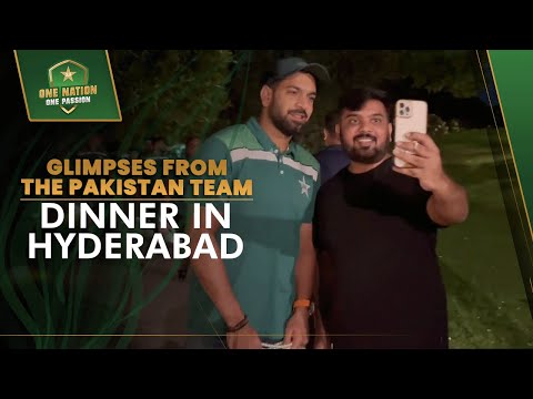 🎥 Glimpses From the Pakistan Team Dinner in Hyderabad #CWC23 | PCB | MA2A