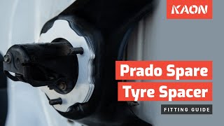 Spare Tyre Spacer 6mm to suit Toyota Prado 150 120 – Fitting & Installation Guide