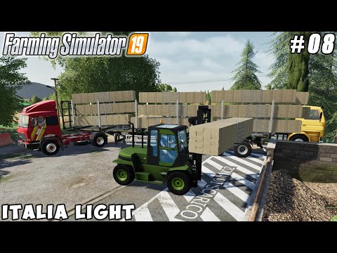 Production of empty pallets, sale of planks pallets | Forestry on Italia | FS 19 | Timelapse #09