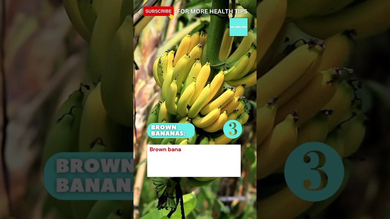 How the Color of Bananas Affects Your Health | Health HQ #shorts