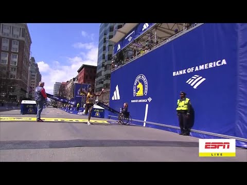 Sisay Lemma wins men's race at Boston Marathon