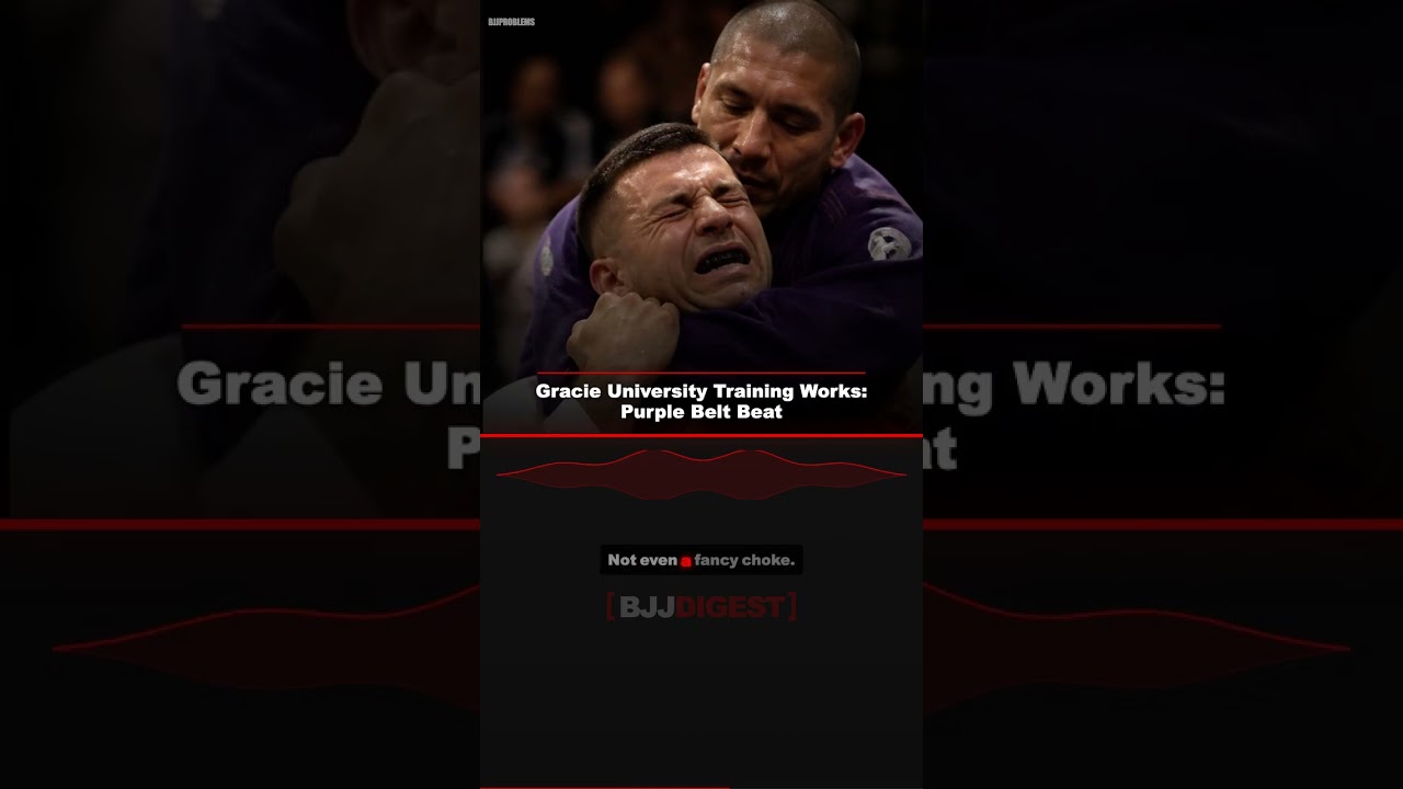 Gracie University Purple Belt Wins With One Choke #Shorts