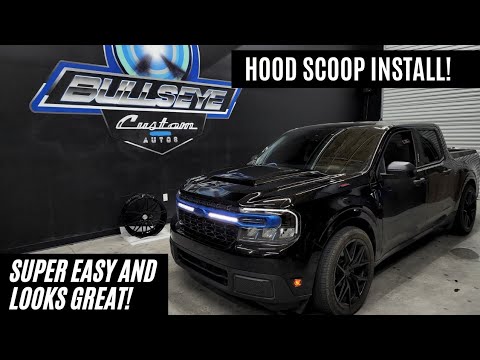 2022 Ford Maverick- NEW MOD - Hoodscoop Installation- HOW-TO