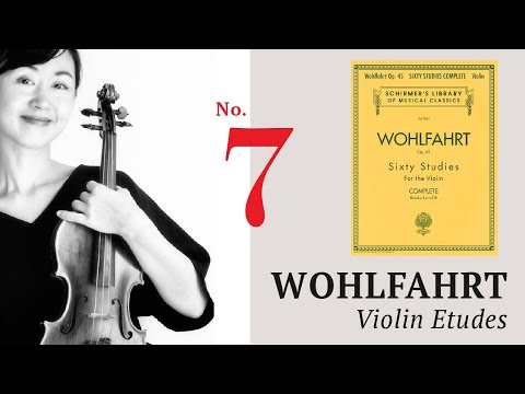 Wohlfahrt Violin Etude No 7, Ning Wu, Allegro Academy of Music, Australia