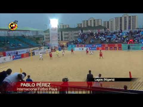 Gol de chilena de Pablo Pérez en la Copa Lagos 2017 de fútbol playa