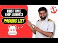 Checklist Before Joining Your First Ship Basic Things Required To Carry Before Joining First Ship